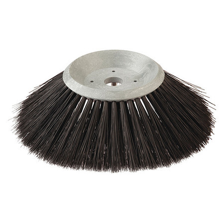 TENNANT Rotary Brush, 19 in Dia, Black 87419