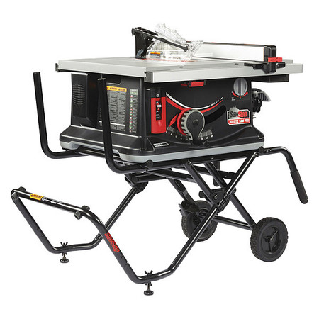 SAWSTOP Portable Table Saw 10 in Blade Dia., 25 1/2 in JSS-120A60