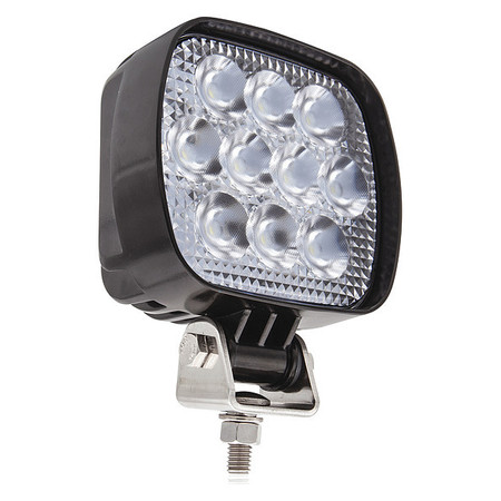 Maxxima Work Light, 2900 lm, Square, LED, 4-27/64" H MWL-16-A