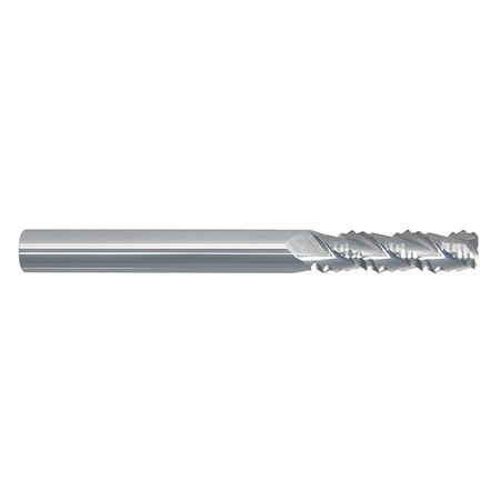 ZORO SELECT Corner Chamfer End Mill, 3/16", Carbide 256-187625