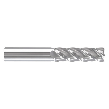 ZORO SELECT Cor Rad End Mill, 1/2", Carb, 0" rad 284-000699