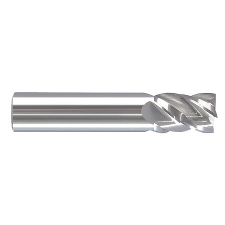 ZORO SELECT Sq. End Mill, Single End, Carb, 1/4 284-000118