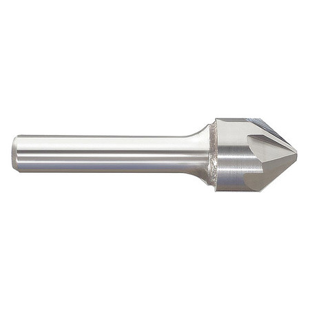 ZORO SELECT Countersink, 6 Flutes, Carbide, 3" L 336-008060