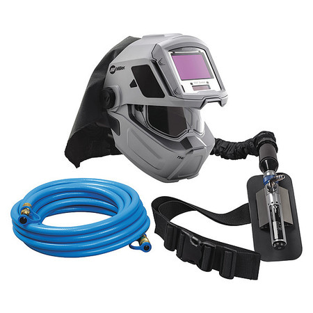 MILLER ELECTRIC Half Mask Respirator, Universal, 61 psi, Couplers: Hansen 951800