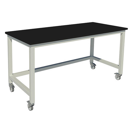 INSTOCK Adjustable Table, 2000 lb. Cap., 72"W, 36"H GRHD-7230-CFP
