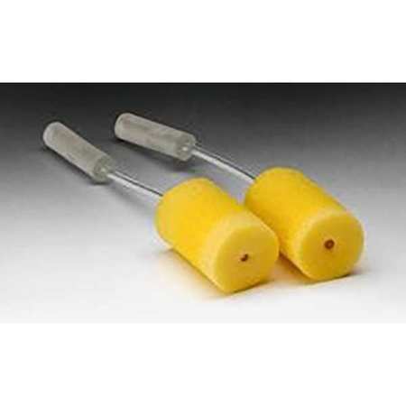 3M E-A-R E-A-R(TM) Classic(TM) Disposable Foam Probed Test Ear Plugs, Cylinder Shape, N/A, Yellow, 50 PK 393-2003-50