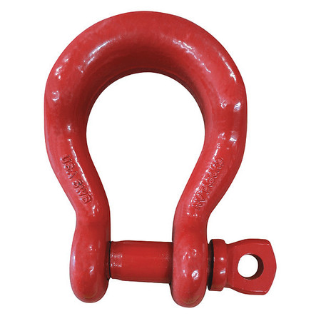 CROSBY Wide Body Shackle, 36,000 lb, Alloy Steel 1021699