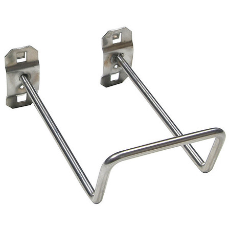 TRITON PRODUCTS 5 In. 80 Degree Bend Stainless Steel Double Closed End Loop Pegboard Hook for Stainless Steel LocBoard 2 Pack 66528