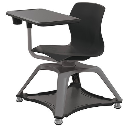 MOORECO Student Desk, Seed Series, Black Chair SG.SD.TB.18.TN.6BK.GL