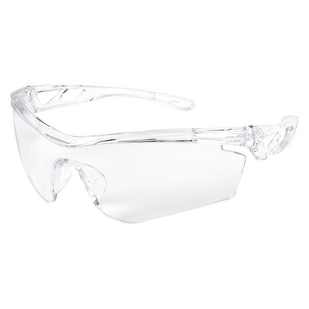 MCR SAFETY Safety Glasses, Clear Uncoated CL400