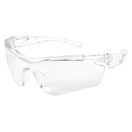 MCR SAFETY Safety Glasses, Clear Anti-Scratch CL410