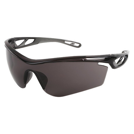 MCR SAFETY Safety Glasses, Gray Scratch-Resistant CL412