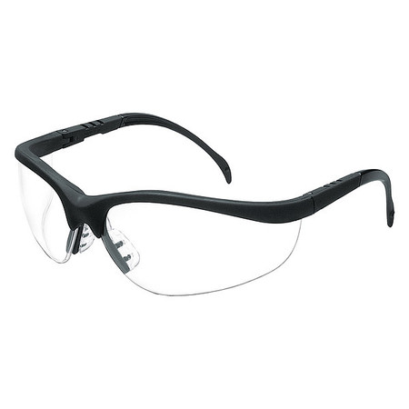 MCR SAFETY Safety Glasses, Clear Anti-Scratch 55KY47