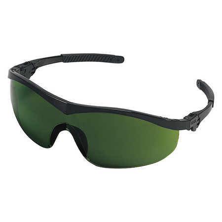 Mcr Safety Safety Glasses, Green Scratch-Resistant ST1130