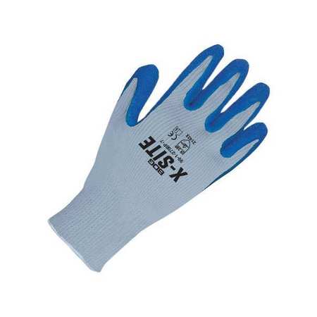 BDG Seamless Knit Light Blue PolyCotton Blue Crinkle Latex Palm, Size L (9) 99-1-275BP-9