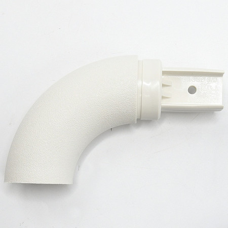 ACROVYN Left Handrail Return, Mission White HRO6CAPL933N