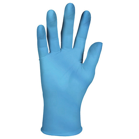 Kimberly-Clark KleenGuard G10, Disposable Glove, 2 mil Palm, Nitrile, Powder-Free, M ( 8 ), 100 PK, Blue 38520