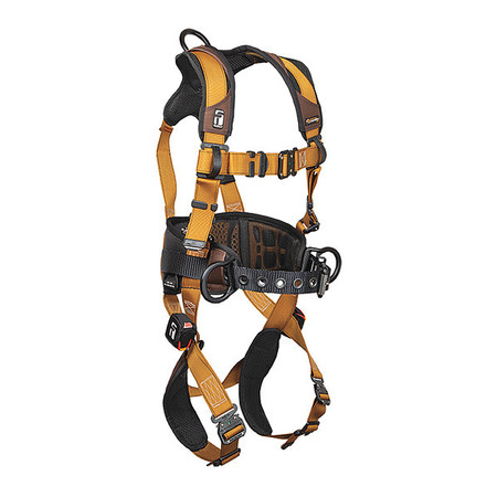 FALLTECH Full Body Harness, XL, Polyester 7083BXL