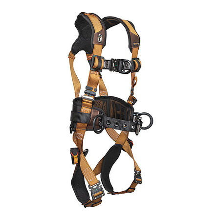 FALLTECH Full Body Harness, S, Polyester 7083BFDS