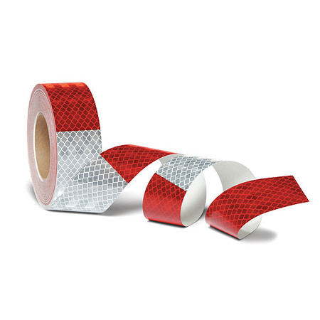 3M Reflective Tape, Red/White 913-326
