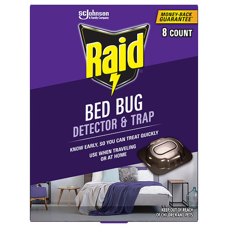 RAID Bed Bug Trap, Bait Box, PK6 674798