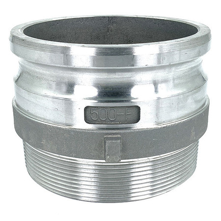 ZORO SELECT Cam and Groove Adapter, 5", Aluminum PLE39