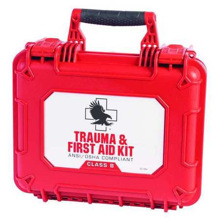 North American Rescue Trauma and First Aid Kit, Red/White 80-1034