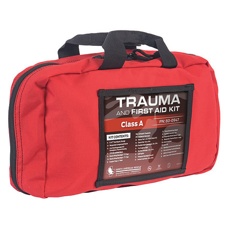 North American Rescue Patrol Vehicle Trauma Kit, Red 80-0947