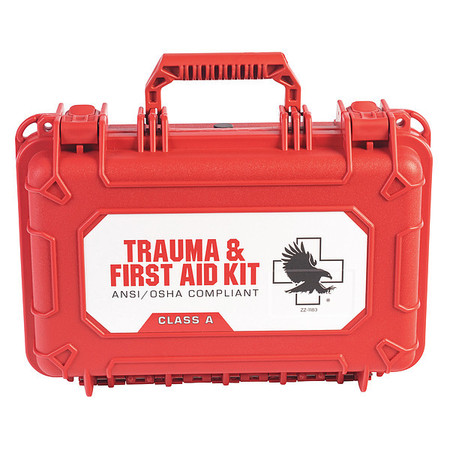 North American Rescue Trauma and First Aid Kit, Red/White 80-1033