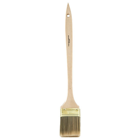 Wooster 3" Bent Radiator Paint Brush, Polyester Bristle, Wood Handle F1843