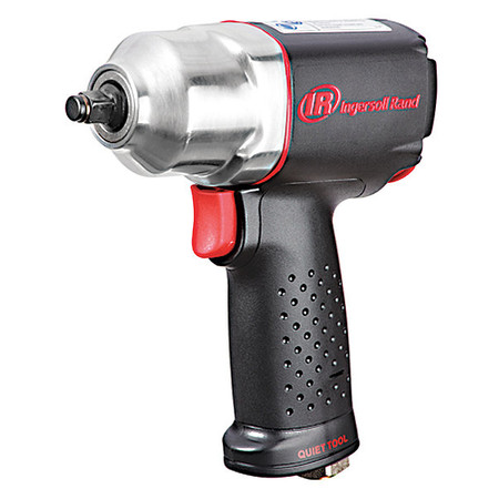 INGERSOLL-RAND 3/8" Air Impact Wrench, Quiet, 300 ft-lbs Max Reverse Torque 2115QXPA