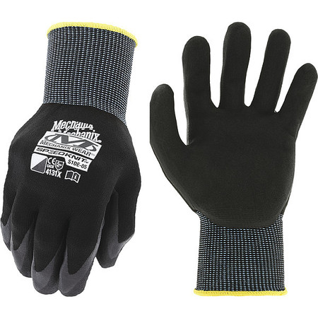 MECHANIX WEAR Mechanics Gloves, Black, 7, PR S1DE-05-007