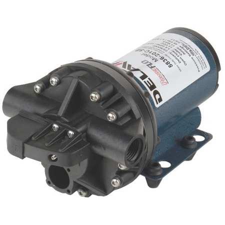 Delavan Ag Pumps Diaphragm Pump, Polypropylene, Santoprene, 12VDC, 3.6 GPM 5836-201C-SB