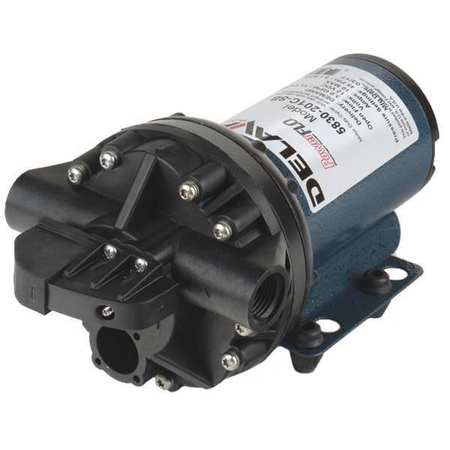 DELAVAN AG PUMPS Diaphragm Pump, Polypropylene, Santoprene, 12VDC, 3.0 GPM 5830-201C-SB