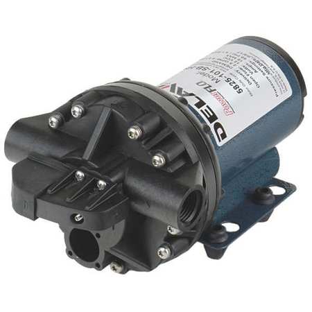 DELAVAN AG PUMPS Diaphragm Pump, Polypropylene, Santoprene, 12VDC, 2.5 GPM 5825A-101-SB-HS