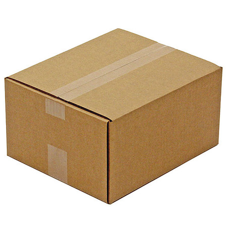Zoro Select Shipping Carton, Kraft, 12 In. L, 10 In. W 11R325
