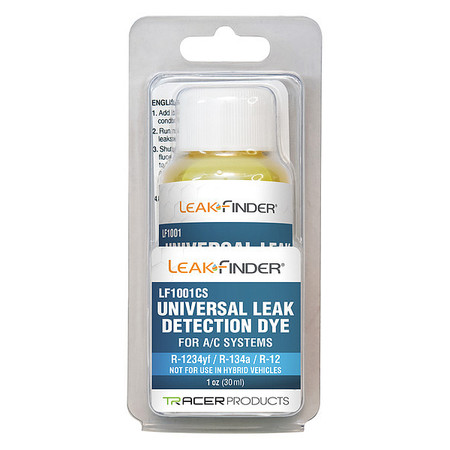 LEAKFINDER UV Leak Detection Dye, 1 oz. Size LF1001CS