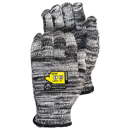 SUPERIOR GLOVE Cut-Resistant Gloves, Glove Size XL, PK12 STPBW/XL
