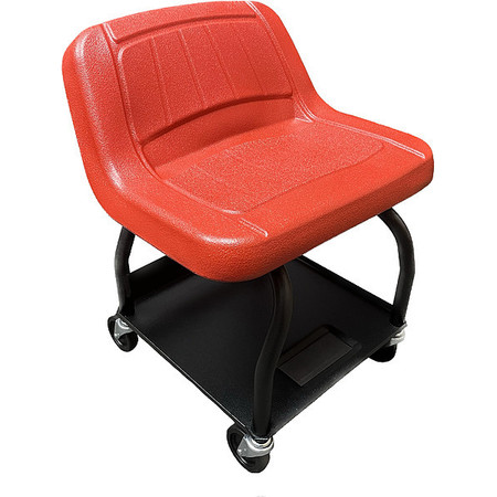 Whiteside Manufacturing Mechanic Seat, Steel, 480 lb. Load Cap. HRSRED