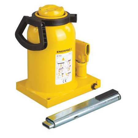 ENERPAC GBJ050A, 55 Ton, 5.51 in Stroke, Hydraulic Industrial Bottle Jack GBJ050A