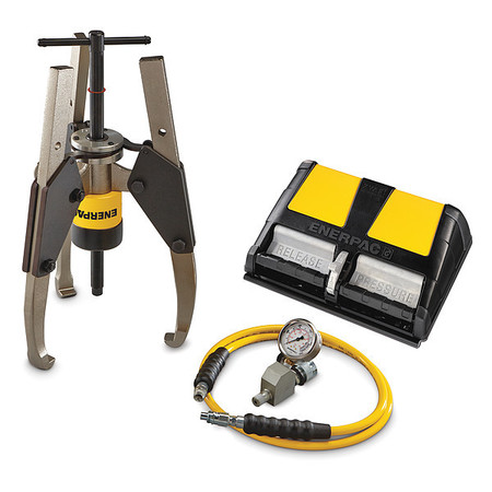 ENERPAC GPS36A, 36 Ton, Hydraulic Sync Grip Puller Set with Air Pump GPS36A