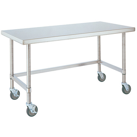 INSTOCK Mobile Equipment Table, 625 lb. Load Cap. GRMWT306US