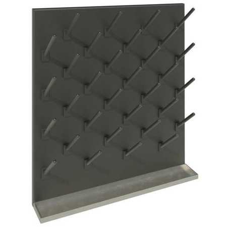 INSTOCK Pegboard, Wall Mounting, 39 Number of Pegs GRPB-PR2430