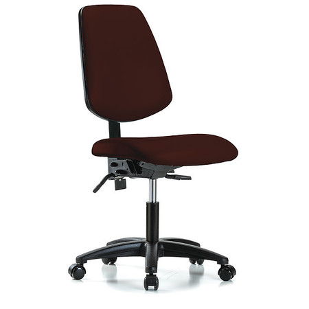 INSTOCK Cleanroom Task Chair, 300 lb. Cap., Vinyl GRVDHCH-MB-RG-RC-8569