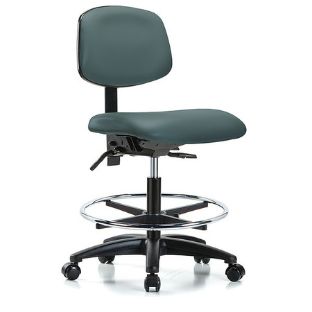 INSTOCK Cleanroom Task Chair, 300 lb. Cap., Vinyl GRVMBCH-RG-CF-RC-8546