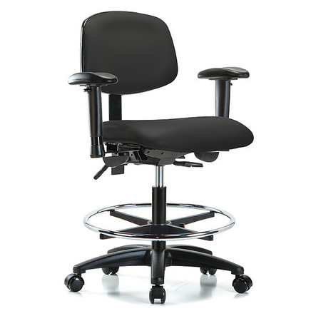 INSTOCK Cleanroom Task Chair, 300 lb. Cap., Vinyl GRVMBCH-RG-CF-RC-8540A1