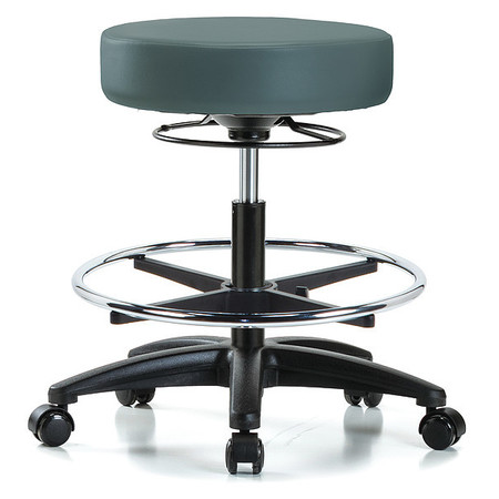 INSTOCK Cleanroom Stool, 300 lb. Capacity GRVMBSO-RG-CF-RC-8546