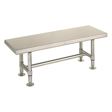 INSTOCK ESD Gowning Bench, 14 ga., 18" H, 72" W GRGB1672S