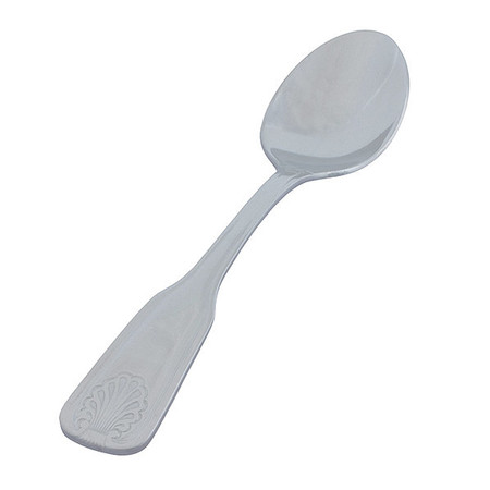 CRESTWARE Teaspoon, 6 1/8 in L, Silver, PK36 SHL200