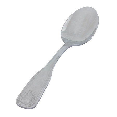 CRESTWARE Dessert Spoon, 7 in L, Silver, PK36 SHL208